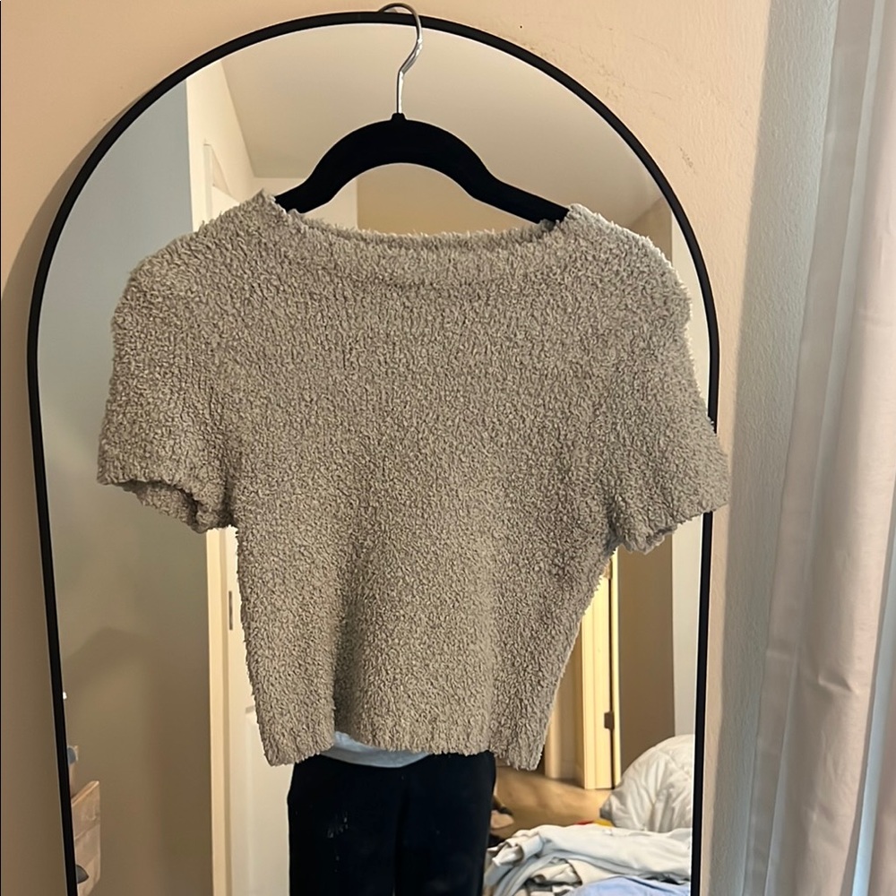 SKIMS Cozy Knit Top 
Marine